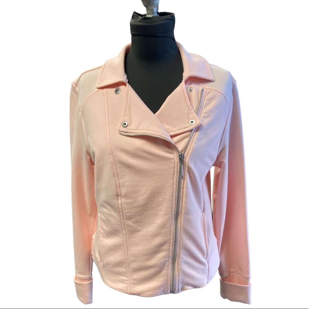 H by Halston Moto Stretch Jacket - Picture 1 of 10